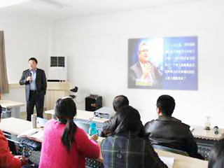 中国科学技术大学博士生导师刘志迎教授应邀来太阳成集团讲学